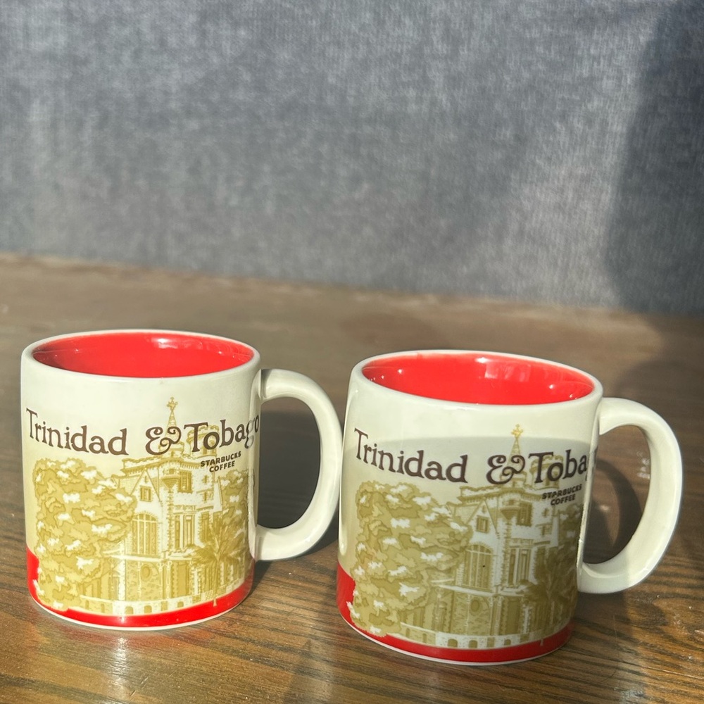 2 Starbucks Demitasse Espresso Cups Trinidad and Topango
